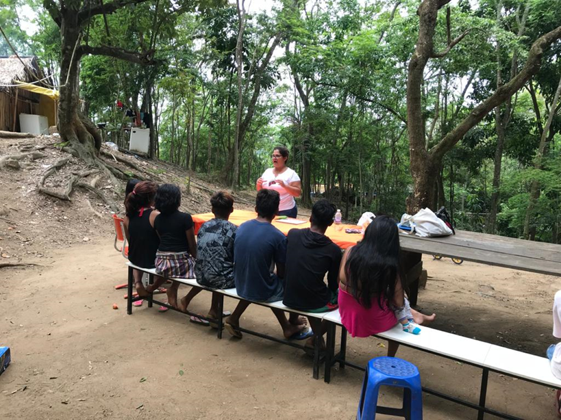 Comunidade indígena reunida