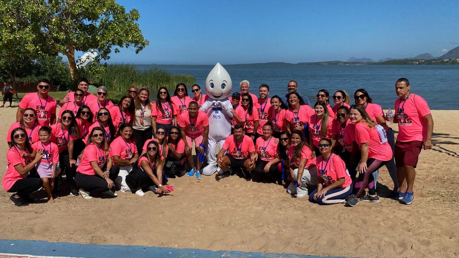 Caminhada da Saúde e do Cuidado na Lagoa de Araçatiba ????✨