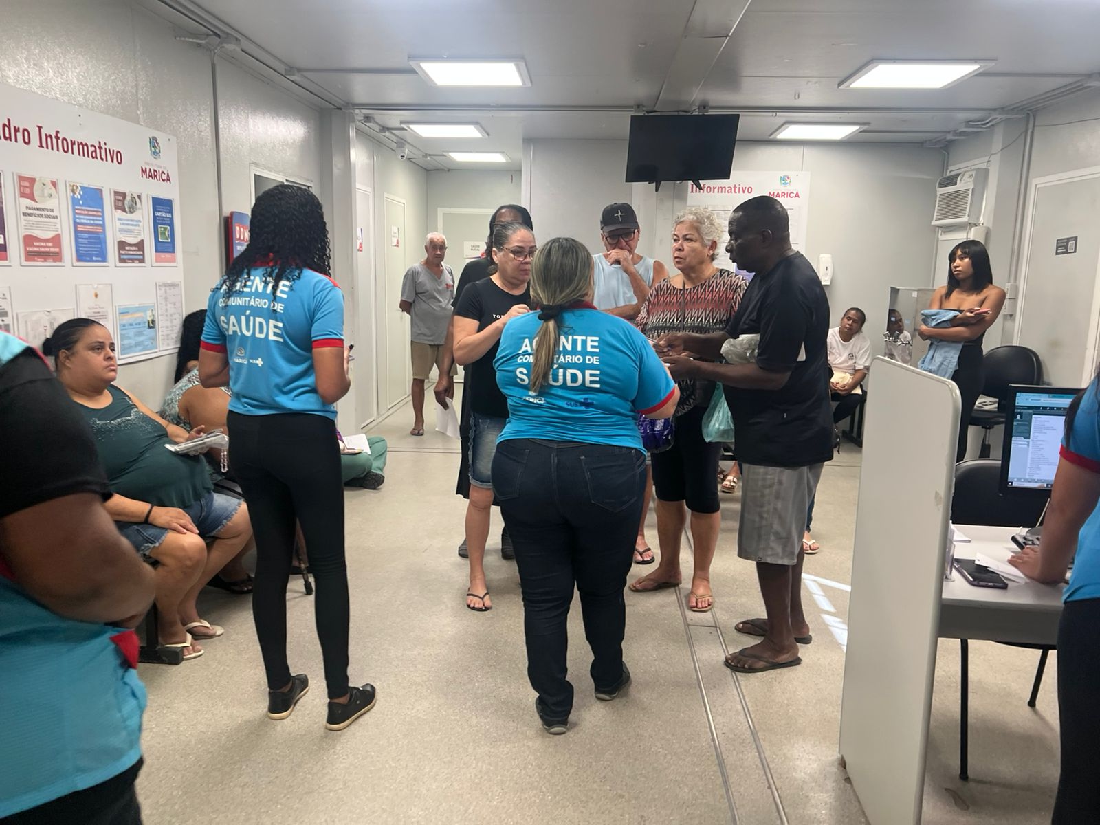 A equipe da USF Santa Paula promoveu mais uma ação de acolhimento e orientação na sala de espera, nesta quarta-feira (18/06)????✨