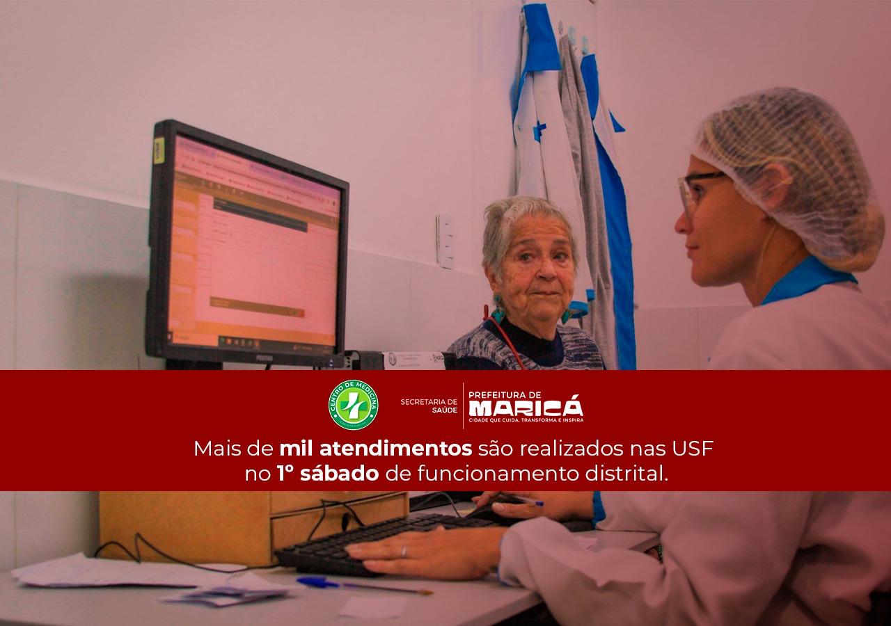 Mais de mil atendimentos são realizados nas USF no 1º sábado de funcionamento distrital