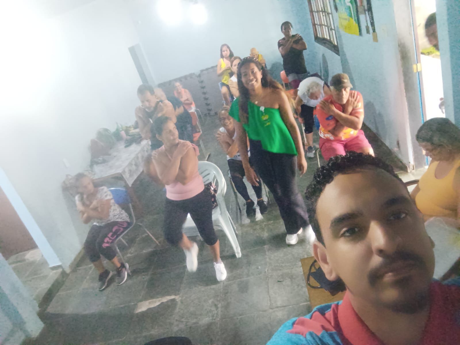 A USF Recanto realizou a ação Grupo de Dores Crônicas, na associação de moradores da comunidade.